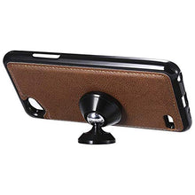 Bear Village Cover LG Q6, Custodia Premium Flip Custodia per LG Q6, Custodia con Porta Carte e Chiusura Magnetica, Marrone