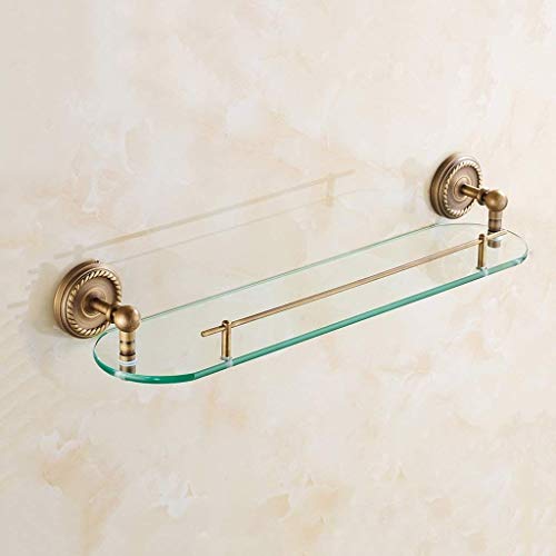 NHLBD Mensola da Bagno, mensola portaoggetti - Bagno Mensola a Parete Doccia Caddy Rame Rack di stoccaggio for Doccia partizione Camera Bagno
