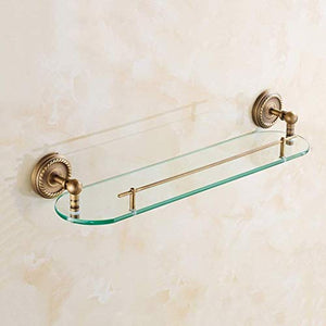 NHLBD Mensola da Bagno, mensola portaoggetti - Bagno Mensola a Parete Doccia Caddy Rame Rack di stoccaggio for Doccia partizione Camera Bagno