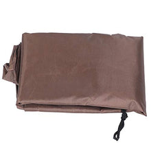Fictory Coperchio della Scatola del Ponte - Copertura della Scatola del Ponte Impermeabile a Prova di UV da Giardino Copertura Protettiva della Scatola di immagazzinaggio 123x62x55cm(caffè)