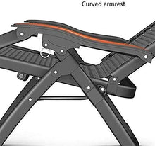 Sedie reclinabili per sedie reclinabili, chaise longue pieghevoli, resistenti, regolabili, a gravità zero, per esterni, spiaggia, patio, supporta 150 kg