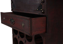 Portabottiglie per vini Calvados in legno stile coloniale ~ T109 20 bottiglie