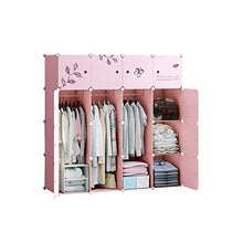 WCY Armadio Assemblato Armadio Assemblaggio Semplice Armadio Assemblaggio Armadio per stoccaggio Singolo Armadio (Rosa) Guardaroba Combinato (Dimensioni: 147x47x165cm) yqaae (Size : 147x47x147cm)