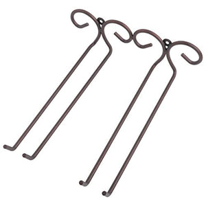 OUNONA 2 Pezzi Porta Bicchieri Vino in Acciaio Inox placcati Bronzo, Porta Bottiglie da Vino da Parete per calici di Vino, Porta Bicchieri sospeso da Bar