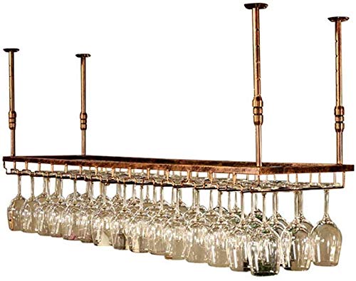 JPVGIA Wine Rack Rack Bicchiere da vino, supporto di vetro di vino Scaffale, cremagliera di vetro di vino, cremagliera di vetro di vino, cremagliera di vetro champagne, Holder vetro cremagliera soffit