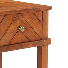 vidaXL Comodino 40x40x50 cm in Legno Massello di Acacia