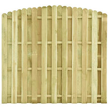 Tidyard Pannello di Recinzione da Giardino per Esterno in Legno di Pino Impregnato,Pannelli in legno,Pannelli in legno per esterno,Recinzioen da Giardino in legno,Recinzione in legno 180x(155-170) cm