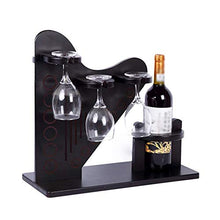 DAGONGREN Supporto in Legno per Bicchieri da Vino, per Bicchieri da Vino, per Bottiglie di Vino