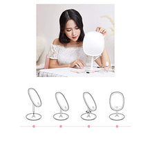 ADSE Specchio per Il Trucco con luci a LED, Specchio Luminoso per Il Trucco, Specchio per Il Trucco Illuminato con Interruttore Touch Screen dimmerabile, azionamento USB (Lente d'Ingrandimento 10 ×)