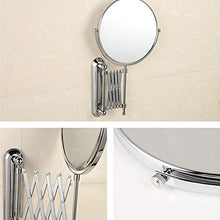 DC Wesley. Lo Specchio di Trucco di Bellezza su Due Lati Che Ripiega Lo Specchio d'Argento A 6 Pollici di Bellezza di Specchio della Bellezza del Bagno Lo Specchio di Bellezza