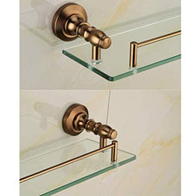 IUYJVR Mensola per Doccia Accessori per Bagno Mensola per Doccia Mensole in Vetro Mensola in Vetro temperato con Binario Montato a Parete YueB HBJ