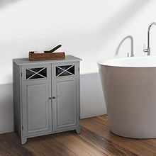 Teamson Home Dawson Arredo Bagno Armadietto Con Porte Grigio EHF-6841G
