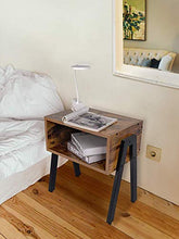 Leader Accessories Set 2 Comodini Camera da Letto Vintage Industriale Tavolini Lato Divano da Salotto Portaoggetti Rustico 43 * 30 * 49 cm cm