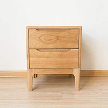 LSX-Comodino Comodino in Rovere in Legno, armadietto per armadietti Armadio per Alimenti Armadio ad Angolo Camera da Letto Mobili in Legno Moderno Semplice 42x40x50cm OYO
