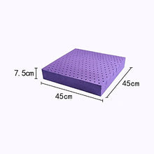 hxxxy Cuscino in Lattice,Ammortizzazione Seduta,Tatami stuoie Tappeto Quadrato Ispessimento-B 40x40cm(16x16inch)