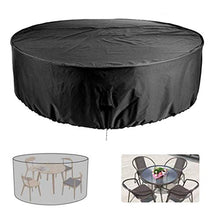 Copertura Tavolo Esterno Rotondo Coperture Tavoli Giardino Telo Protettivo, Impermeabile Antivento 210D Oxford Copertura per Mobili Giardino Tavolo Giardino,230 * 110CM