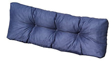 SET CUSCINI PER DIVANI PALLET BANCALI Seduta 120x80x15 cm + Schienale 120x42x10-18 cm - COLORE BLU