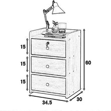Comodino Moderno Semplice Offerta Speciale Armadietto Economico con Serratura Camera da Letto Semplice Piccolo Armadio FANJIANI