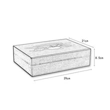 Cigar Box, Cigar Box Cigar Humidor Legno di Cedro Cigar Box Portatile Piccolo Humidor può Contenere 20 Alta qualità (Size : 29x21x8.5cm)