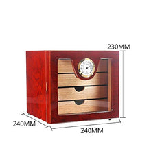 DTPP Umidificatore sigari/Humidor Armadietto Contenitore per sigari Marrone
