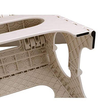 huixu Sgabello Pieghevole Leggero per Bambini o Adulti Sedia Portatile sicura in plastica con Maniglie Sgabello da Bagno Antiscivolo