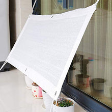 Rete Ombreggiante Bianco Traspirante,Panno Ombreggiante per Esterni,Rete Parasole Piante,Rete Telo Ombra Antietà,Vela Ombreggiante per Patio/Giardino,Personalizzabile,3x6m(10 * 20ft)
