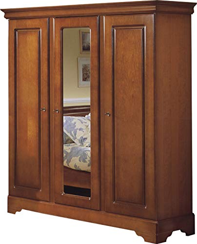 Armadio ciliegio 3 ante congelatore centrale