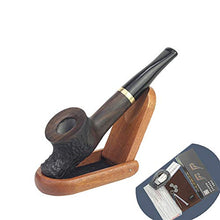 Pipa per tabacco, set da fumo per uomo in legno, pipa da fumo portatile fatta a mano, con accessori pratici, A2