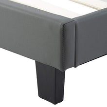 WGYDREAM Letto Telaio Letto Matrimoniale Base con Letto Massiccio con Testiera LED Illuminazione per Adulti Bambini Bambini Mobili per Camera da Letto in Pelle, 140 X 200 Cm