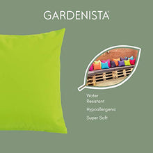 Cuscino Impermeabile Da Esterni Imbottito Da 45.7cm In Verde Lime 2 Nel Pacco