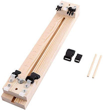 Namvo Wood Paracord Jig Braccialetto Braccialetto Maker Strumento Fai da Te per intrecciare Il Cavo del Paracadute Intreccio con matasse Fibbie libere 35 cm
