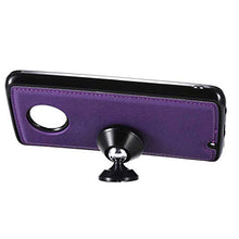 Bear Village Cover Moto G6, Custodia Premium Flip Custodia per Moto G6, Custodia con Porta Carte e Chiusura Magnetica, Viola