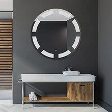 Artforma Specchio Rotondo da Bagno Controluce LED | 95 cm | su Misura | Personalizza Specchio Tondo da Parete Bagno | LED Premium | Colore LED - Bianco Freddo/Caldo | L34