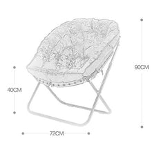 XUSHEN-HU - Sedia pieghevole per casa, per interni, per il tempo libero, sgabello per adulti, pieghevole, con luna, rimovibile, per campeggio, colore: verde, dimensioni: 70 x 70 x 90 cm