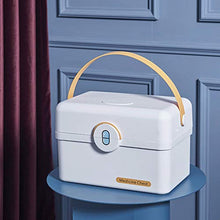 Home Scatola Medica di Grande capacità per la Medicina Deposito della Confezione di stoccaggio della Medicina di Emergenza per Cure mediche Kit di Pronto Soccorso (Color : Blue)