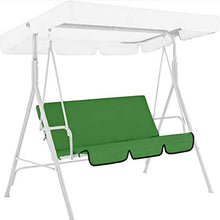 CTEJ Copertura Universale per I Sedili da Giardino Ricambio Ricambi Coprendo Sedili Copertura Superiore Baldacchino,Verde,150 * 50 * 10cm