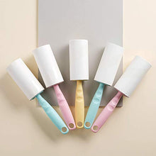 LLQM Portable Clothes Dust-Removing Sticky Hair Device, 7 Rolls, Tear-off Roller Sticky Paper, Hair Suction Device