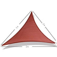 DUCCM Tenda da Sole a Vela, Tenda da Sole a Forma di Triangolo con Tenda da Sole a Vela a Forma di Tenda da Sole per Patio Esterno Cortile Giardino (2x2x2 m