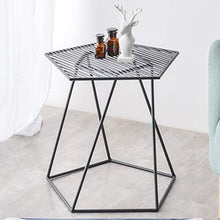 Yyqx Comodino Tavolino da caffè Creativo Nordico, Semplice Soggiorno in Ferro battuto, tavolino in Metallo Personalizzato Comodini Letto