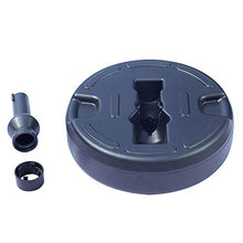 Urhause Base per Ombrellone da Giardino in Plastica Rotonda,Supporto Ombrelloni Che può Contenere 30 kg di Acqua o Sabbia,Adatto per Palo per Ombrellone da 35-38 MM