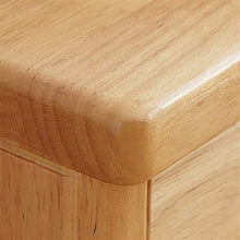 NL Comodini Camera da Letto Comodino in Legno massello da Letto 25 cm 3 cassetti Mini Cabina Stretta