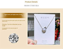 Baoxiaohed Collana in Argento Sterling,925 Sterling Argento Cinese Stile Creativo Zucca Zircon Collana, Utilizzata Come Festa della Mamma, Festa, Compleanno, Regalo Anniversario