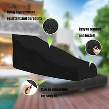 ZJBJ Patio Chaise Lounge Sedie Copertura con Stringa da Disegno, sedie da Esterno Impermeabili da Esterno 82 Pollici