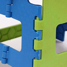 KOLOSM Sgabello Pieghevole da Bagno Sgabello Pieghevole a Forma di Quadrato in plastica Bagno Piccola Panca Sgabello Pieghevole Portatile (Color : Picture 1)
