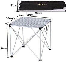 Tavolo da picnic all'aperto Tutte le tavolino da tavola pieghevole portatile in lega di alluminio Tavolo da caffè Ultralight Tavolo da caffè per esterni Forniture essenziali per l'esterno possono esse