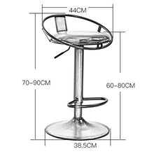 XuQinQin Bar Stool, Sgabello Restaurant, Cafe Girevole, Sedia contatore Gioielli, Ascensore Bar Stool, Fronte Sgabello, 4 Colori Disponibili sgabelli da Bar (Color : A)