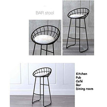 Dongy Bar Sedia d'oro Semplice Moderna Ferro Sgabello da Pranzo Home Indietro Oro caffè di Svago di Alta Vento Adatto for Interno Sedie (Color : Seatheight45cm)