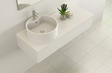 Set di mobili da bagno di design Biel, bianco, lucido, in ceramica con push open moebel per il vostro bagno
