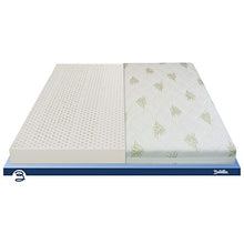 Baldiflex Emporio Materasso Lattice Matrimoniale 165x200 cm Alto 20 cm con 7 Zone a Portanza Differenziata e Fodera 3D Air in Aloe Vera Sfoderabile Antiacaro e Traspirante