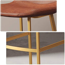 WGEMXC Sedie, Sedie Alte, Sedie a Barre, Sgabelli per il Tempo Libero Altezza Sgabello con Schienale Sedie da Pranzo in Ferro Art Cafe Poiapiedi per Contatore,75 Cm,75 Cm.